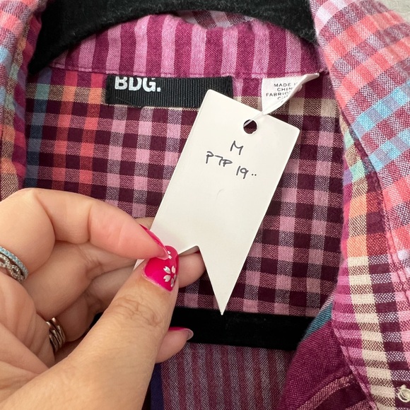 BDG | Lightweight Plaid Button Up Shirt - Picture 6 of 7